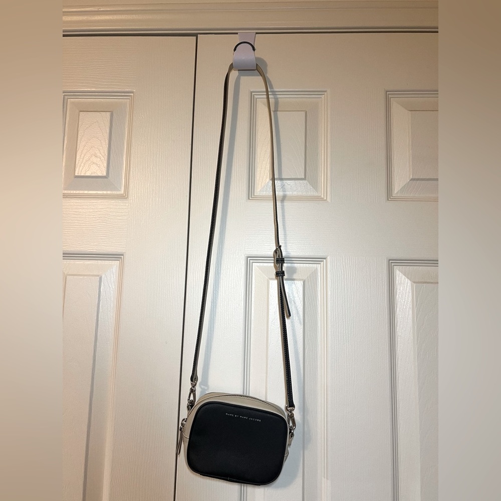 Marc by Marc Jacob’s mini bag -black and cream